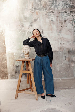 jupes et pantalons pour femme coton en herbe