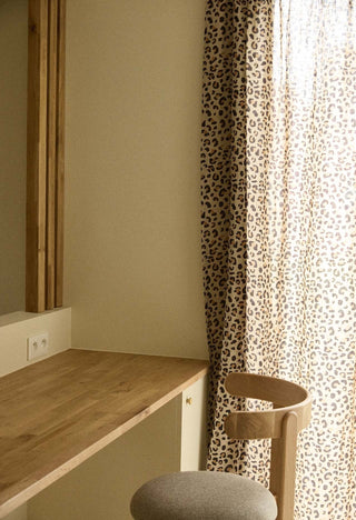 Rideaux pour la décoration par coton en herbe