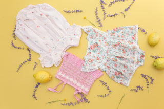 Top Florentina vichy rouge enfants louise misha coton en herbe