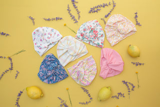 Bonnet de bain Abina effet turban enfants louise misha coton en herbe