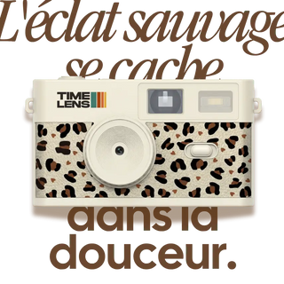 Appareil photo TimeLens Cream Leopard