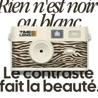 Appareil photo TimeLens Cream Zebra
