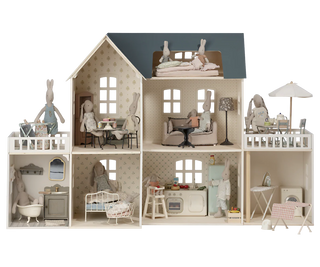 Maison miniature Dollhouse maileg coton en herbe chambre enfants