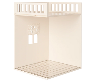 Annexe salle de bain maison miniature maileg coton en herbe