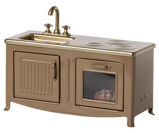 Meuble de cuisine marron