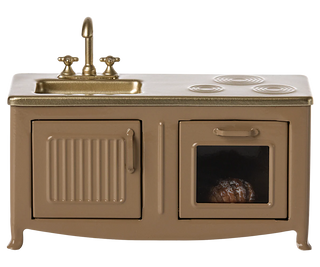 Meuble de cuisine marron