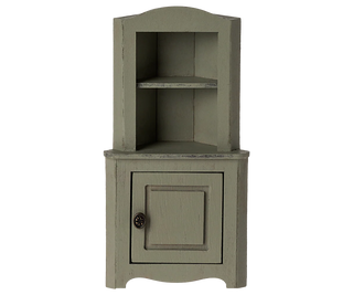 Armoire d’angle vert clair