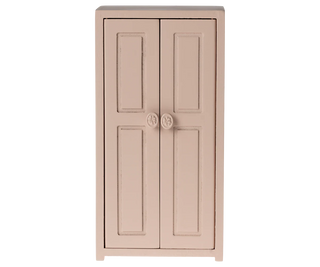 Armoire mini vintage, rose clair