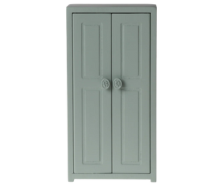 Armoire mini vintage, bleu clair