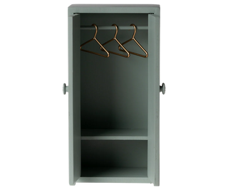 Armoire mini vintage, bleu clair