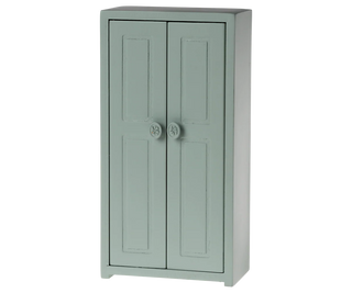 Armoire mini vintage, bleu clair