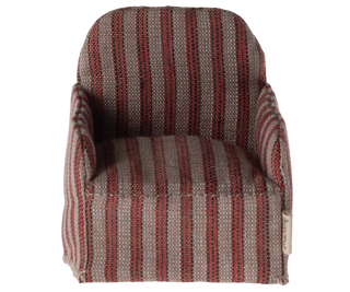 fauteuil rayé souris