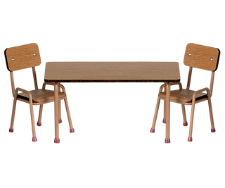 Ensemble table et chaises Souris Rose