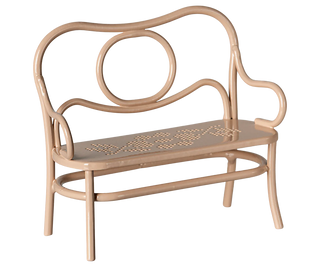 Table à café et banc Souris Grande Rose pâle