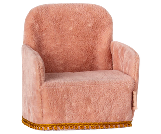 Fauteuil rose souris