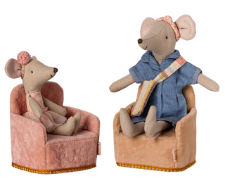 Fauteuil poudre souris