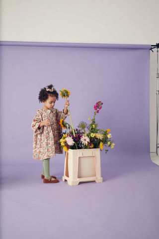 Robe Marlotta imprimé fleuri Louise Misha coton en herbe