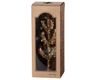 Sapin de Noël Or XL miniature maileg coton en herbe dans la boite
