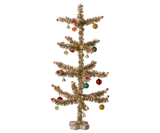 Sapin de Noël Or XL miniature maileg coton en herbe