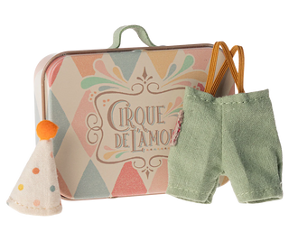 Tenue de clown et sa valisette Petit Frère souris