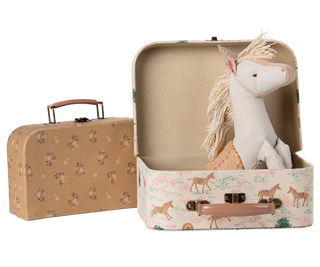 Lot de valises 2 pièces maileg coton en herbe poney