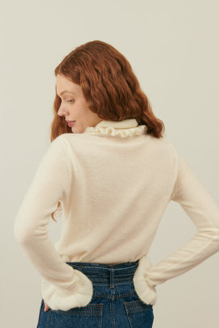 Pull Saresta creme femme louise misha coton en herbe