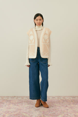 Pull Saresta creme femme louise misha coton en herbe