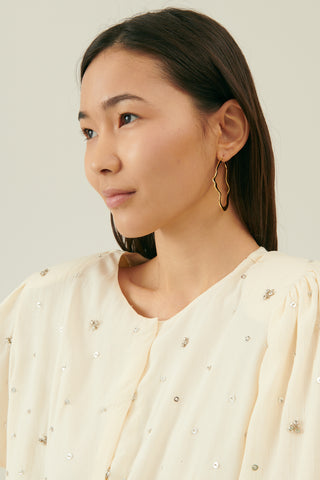 Haut Nadira blouse creme luise misha coton en herbe