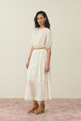 Blouse Meline écru femme louise misha coton en herbe