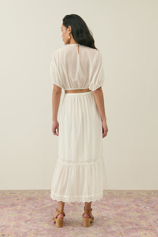 Blouse Meline écru femme louise misha coton en herbe