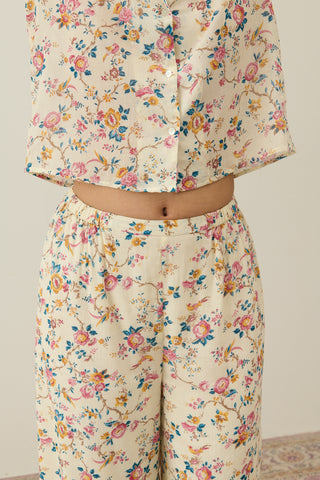 Pyjama Set Loukana fleuri Louise misha coton en herbe