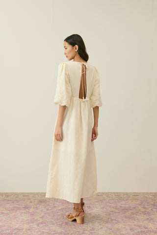 Robe Ilana écru femme louise misha coton en herbe