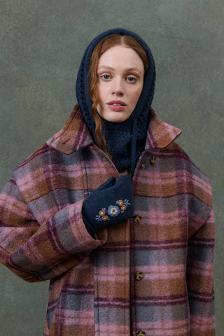 Gants Kenna bleu marine louise misha coton en herbe