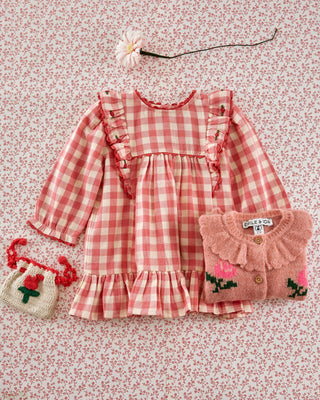 Robe Vichy Gaze enfant emile et ida coton en herbe