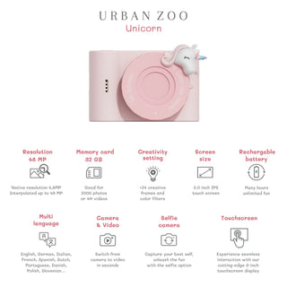 Urban Zoo Licorne the zoo familiy coton en herbe