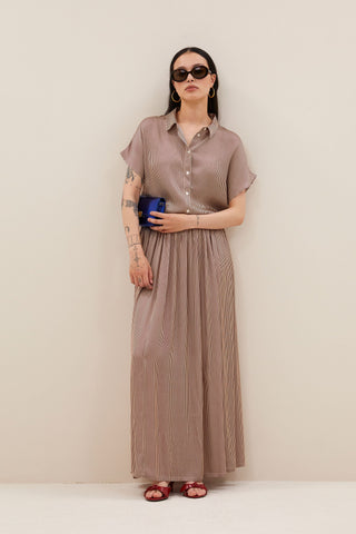 Karly stripe wine stripe