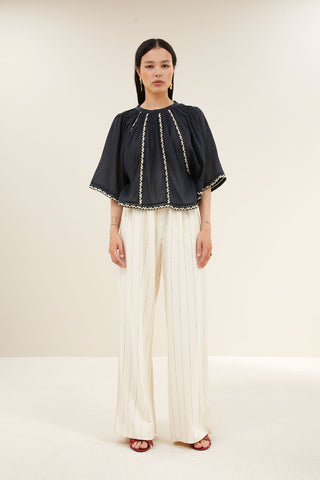 benji pinstripe black thin stripe