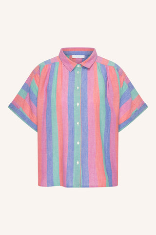 Blouse sunny rainbow pleats