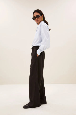 Pelle pinstripe pants brown pinstripe