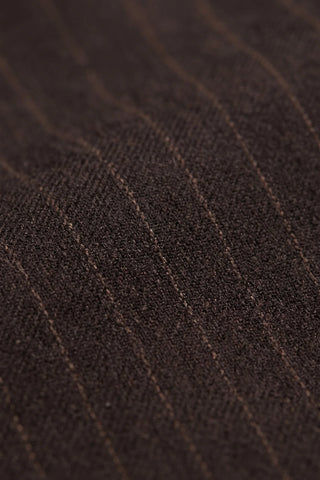 Pelle pinstripe pants brown pinstripe