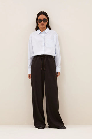 Pelle pinstripe pants brown pinstripe