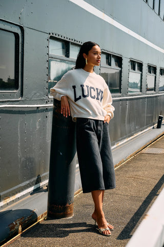Lili patchwork sweater Lucky