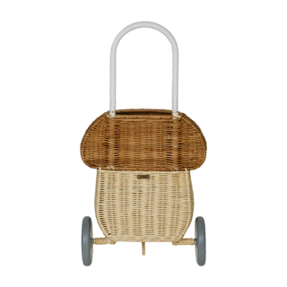 Panier à roulettes luggy Champignon olli ella coton en herbe pour enfants