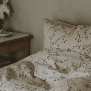 Housse de coussin linge de lit Garbo&friends coton en herbe