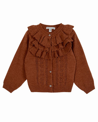 Cardigan Caramel Emile et Ida coton en herbe