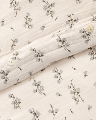 Housse de couette Bluebell mousseline de coton garbo and friends coton en herbe