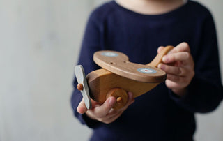 Jouet en bois Avion pour enfants Friendly Toys Coton en Herbe