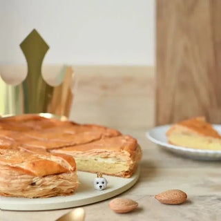 Galette des rois fêve ours blanc baubels coton en herbe