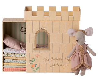 La princesse et le pois souris grande soeur maileg coton en herbe