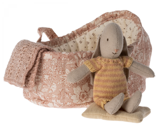 Lapin en nacelle Micro maileg coton en herbe